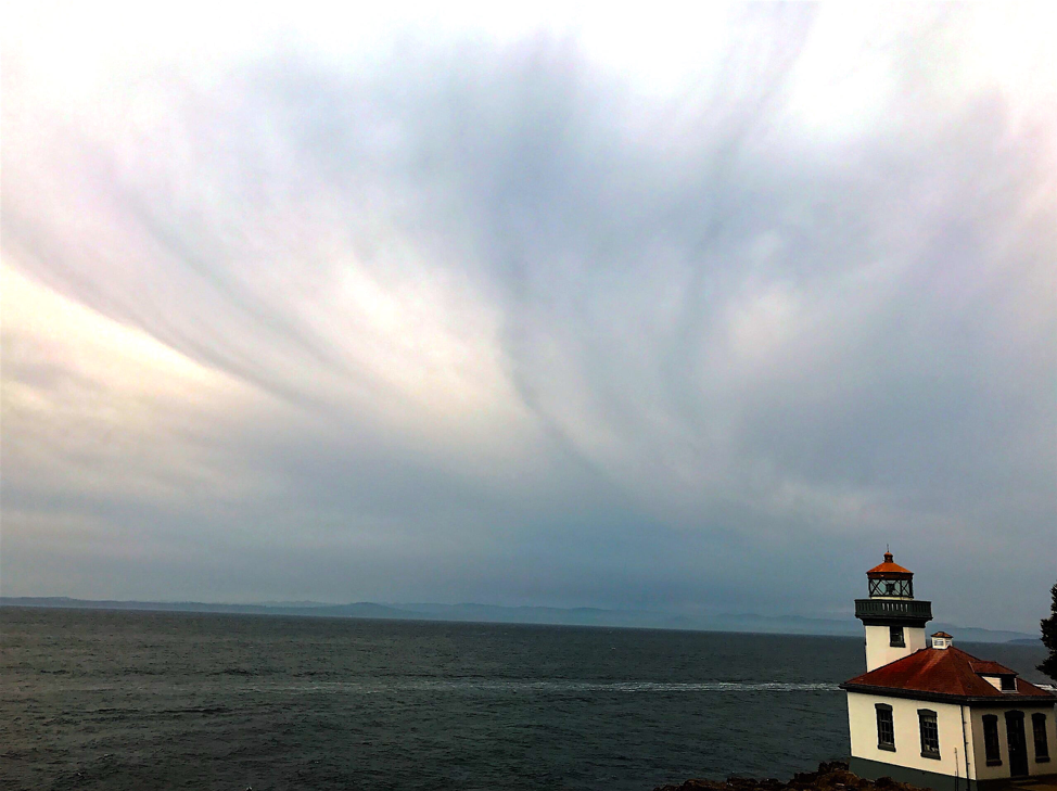 Lime Kiln Lighthouse in Winter