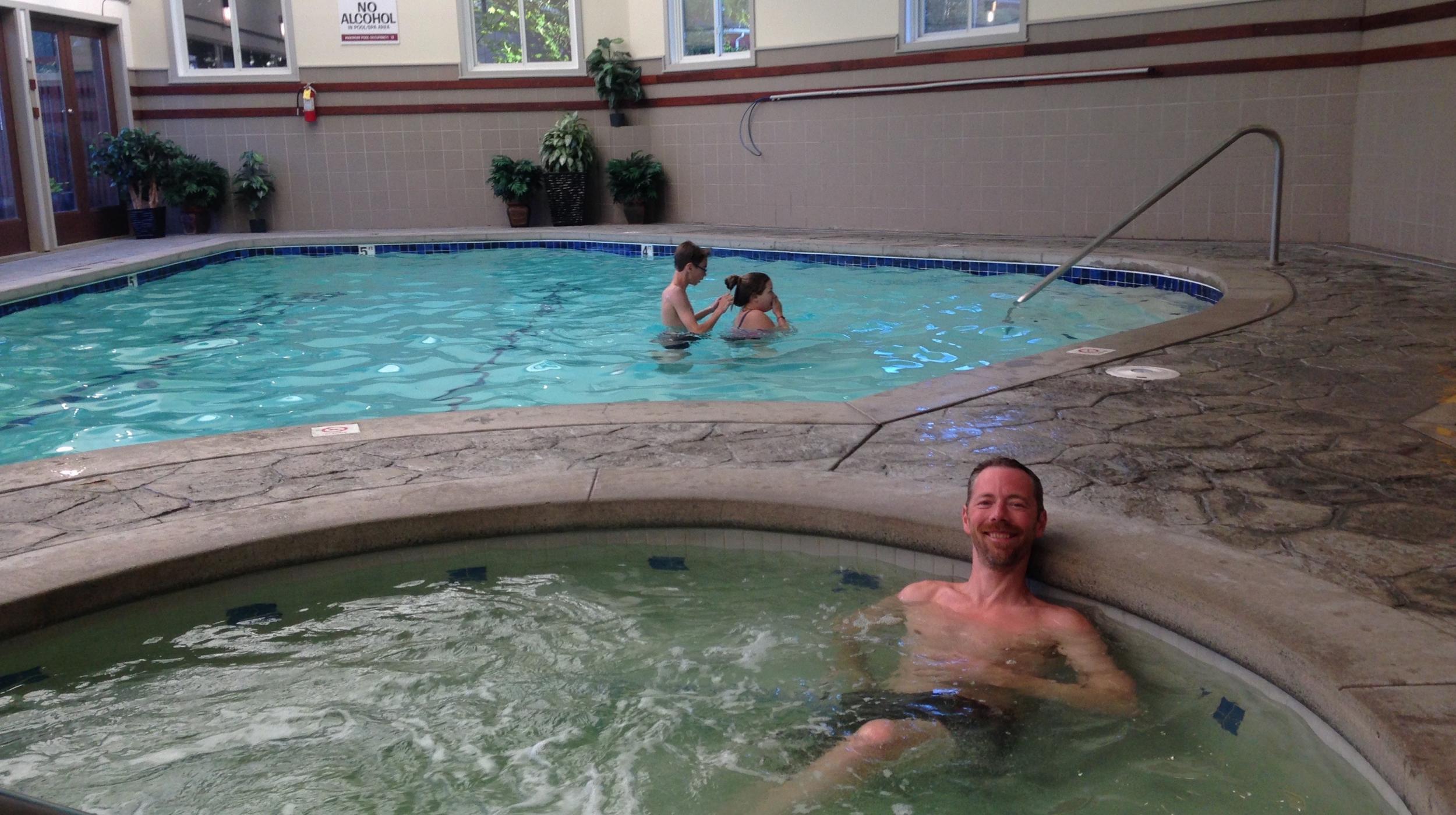 The Indoor Heated Pool at the Earthbox Inn & Spa