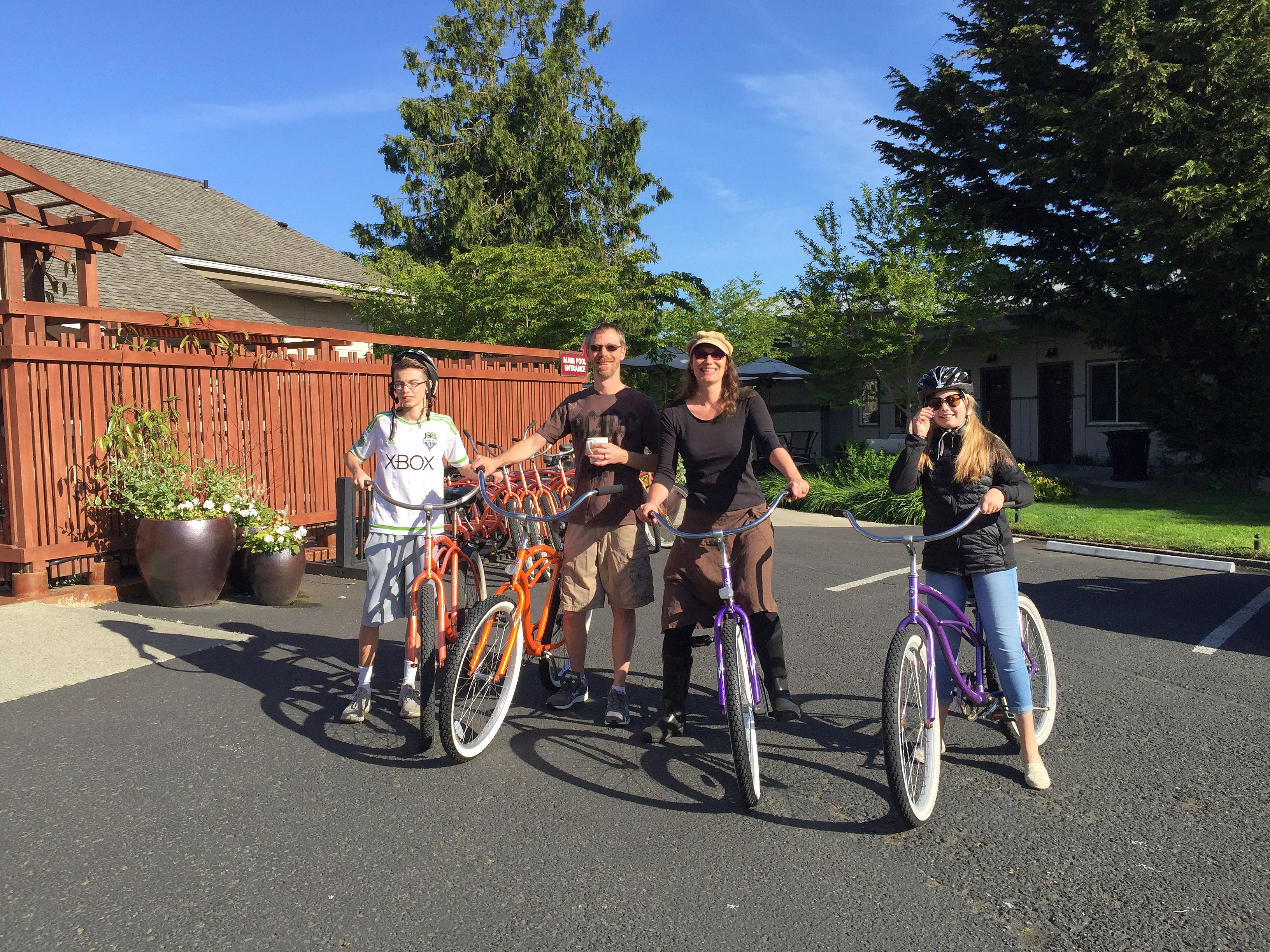 Beach Cruiser Bicycles on Friday Harbor