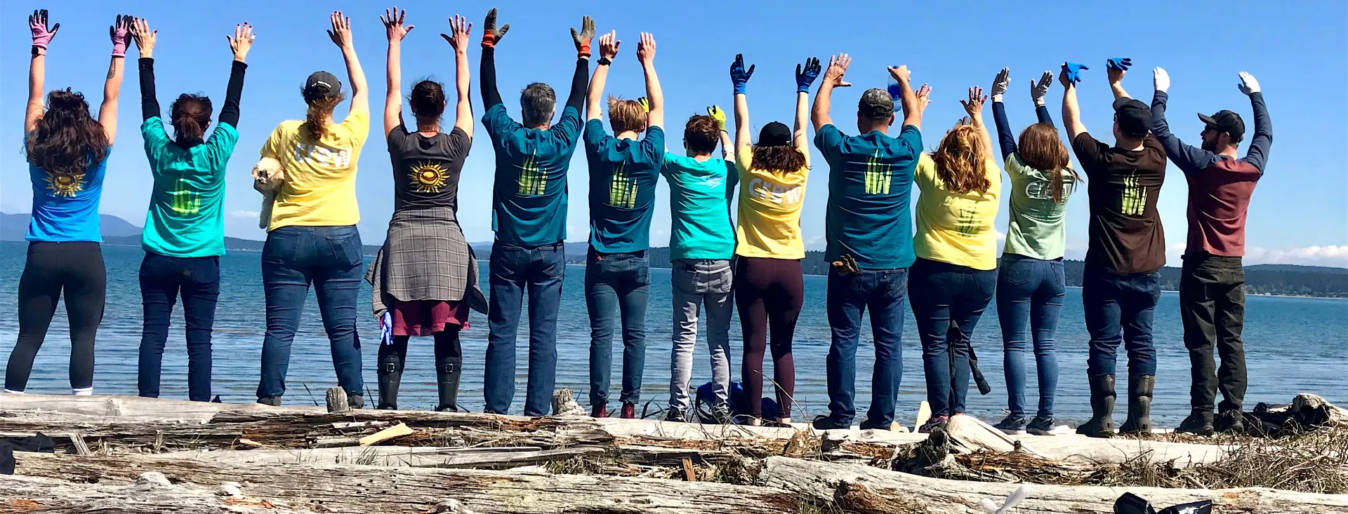 Earthbox Inn & Spa Staff at the Annual Beach Clean-up on San Juan Island