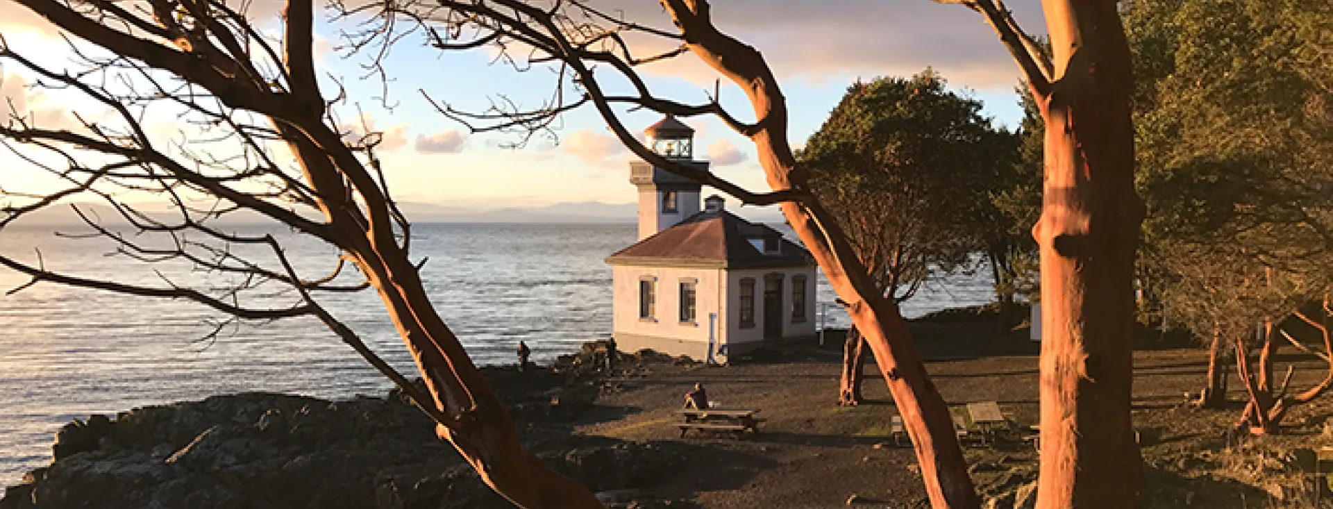 Lime Kiln Lighthouse on San Juan Island Lime Kiln Lighthouse San Juan Island Washington