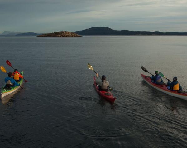 Kayaking with San Juan Outfitters on San Juan Island