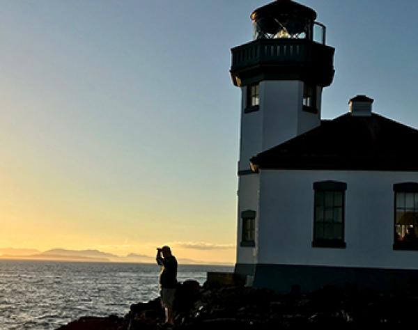 Lime Kiln Lighthouse - Whale Watch Park on San Juan Island Lime Kiln Lighthouse - Whale Watch Park on San Juan Island