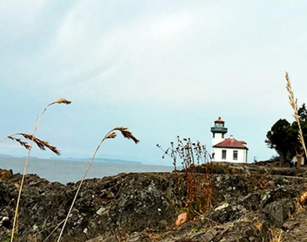 Fight the Winter Blues at San Juan Island's Whale Watch Park Lime Kiln Lighthouse on San Juan Island
