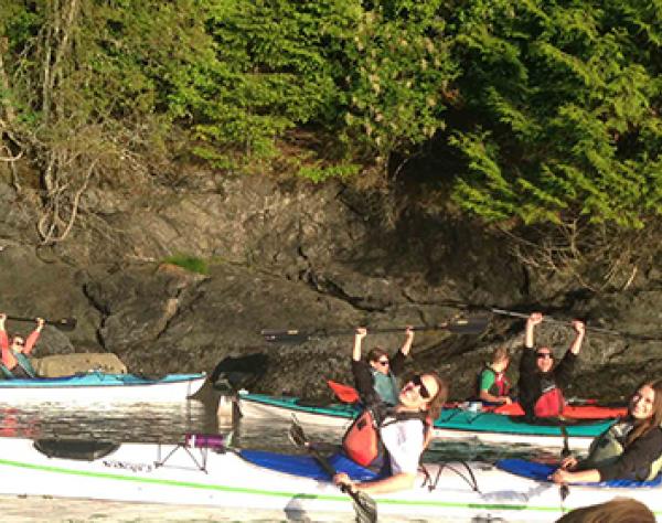 Kayaking on San Juan Island