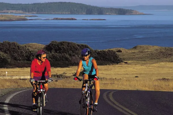 Bicycling around San Juan Island