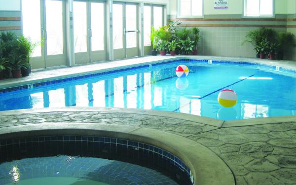 Indoor Heated Pool at Earthbox Inn & Spa on San Juan Island