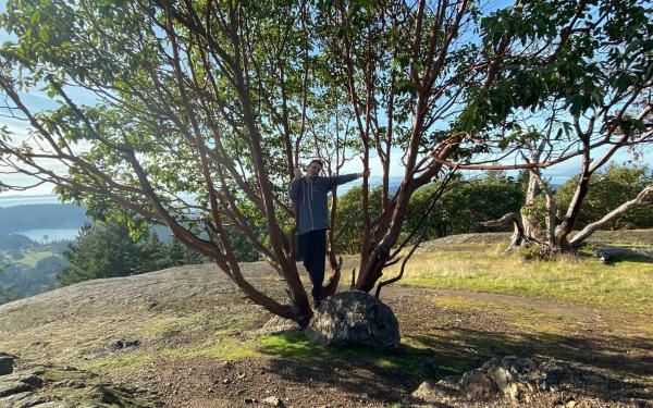 Mt Young Summit on San Juan Island