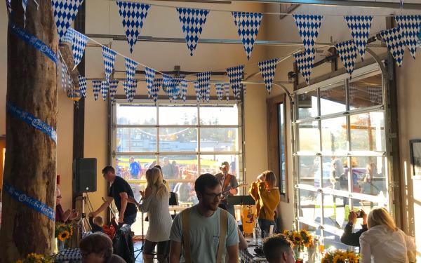 Oktoberfest at San Juan Island Brewing in Friday Harbor, Washington