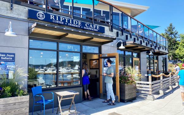 Riptide cafe on San Juan Island