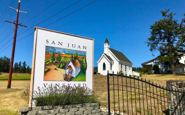 San Juan Vineyard on San Juan Island