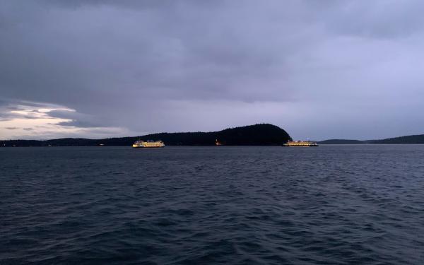 Ferry to San Juan Island, Washington