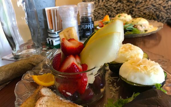 Breakfast at Cynthia's in Friday Harbor, Washington