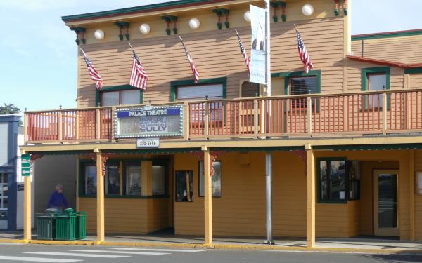 The historic Palace Movie Theater in Friday Harbor, Washington