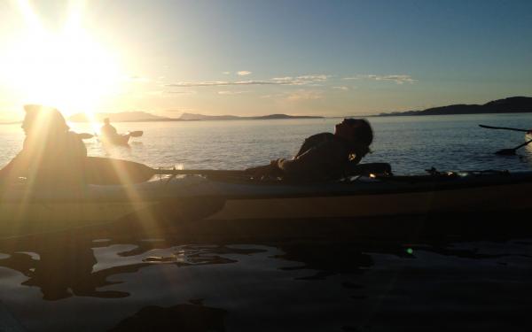 Kayaking on San Juan Island