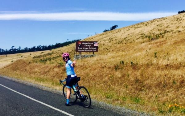 Biking on San Juan Island, Washington