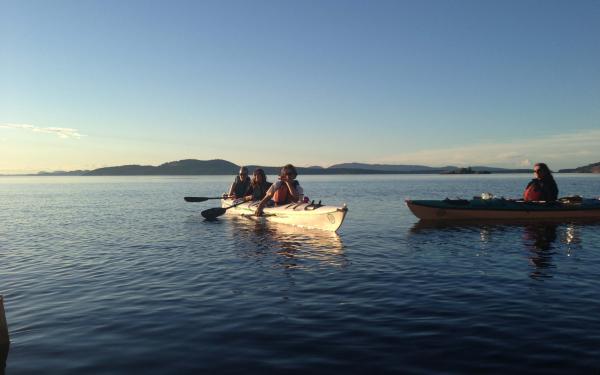 Kayaking on San Juan Island