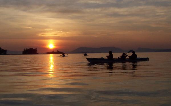Kayaking on San Juan Island