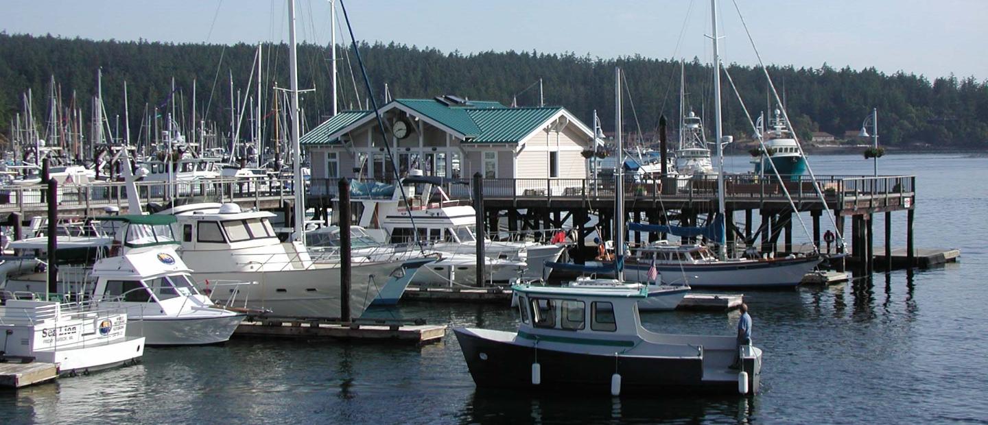 Friday Harbor Dock on San Juan Island