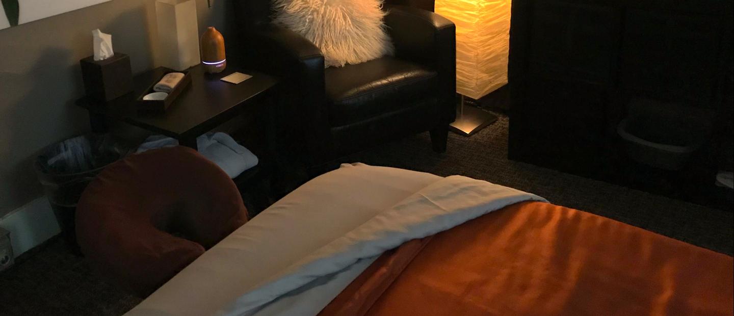 Massage room in Friday Harbor, Washington